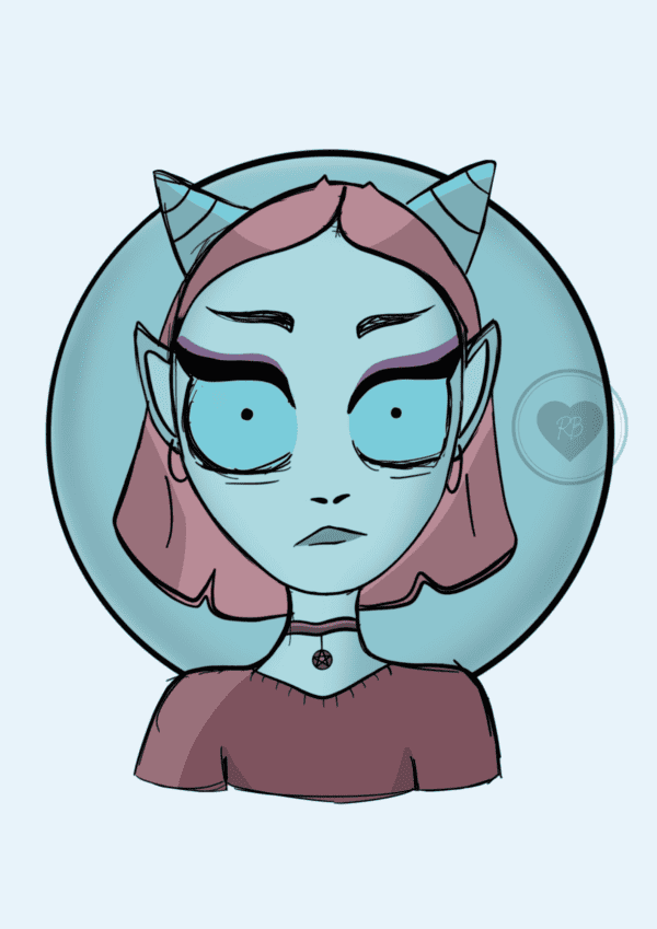 Horned girl Horned girl