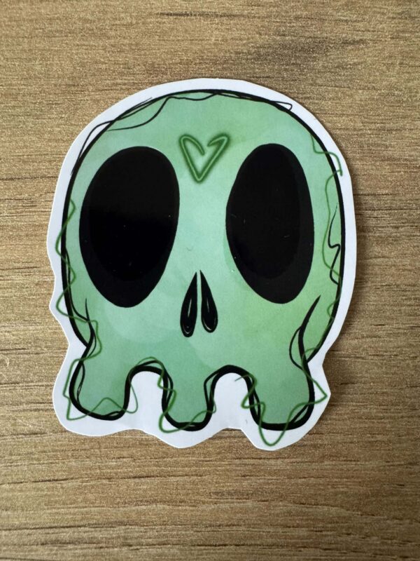 Green skull IRL
