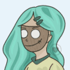 The masked girl